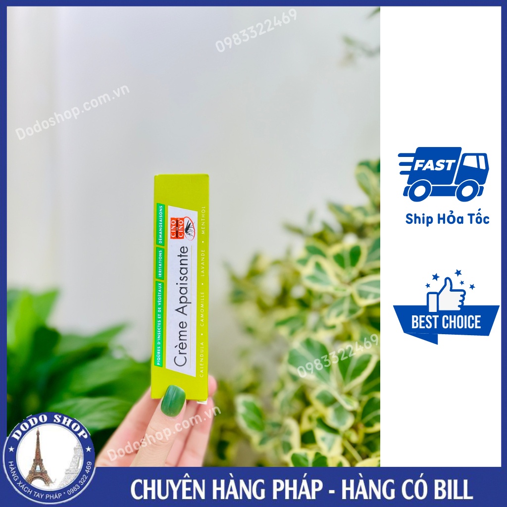 Kem CREAME APAISANTE CINQ- Kem bôi côn trùng đốt – Kem bôi muỗi đốt, ong, kiến, bọ đốt - Hàng nội địa France
