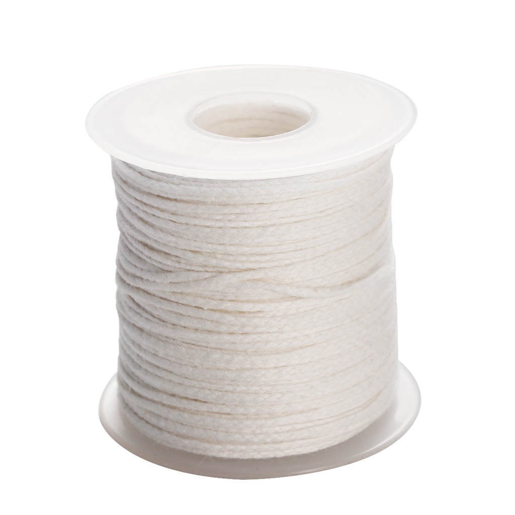Bông Trắng Nến Wick Cotton Nến bấc cho DIY Nến Làm Chất Liệu Cotton Nến Wick Spool,