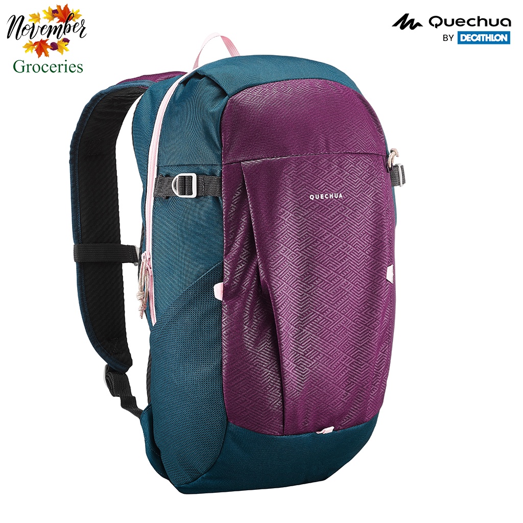 Balô Dã Ngoại QueChua 20L NH100 Thiết Kế Tại Pháp Dành Cho Người Leo Núi 2H Trên Địa Hình Thấp Trong Rừng | Trên Bờ Biển