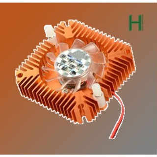 Quạt Làm Mát Bằng Nhôm Tản Nhiệt Làm Mát Phù Hợp Cho Máy Tính PC Quạt CPU Card Màn Hình VGA