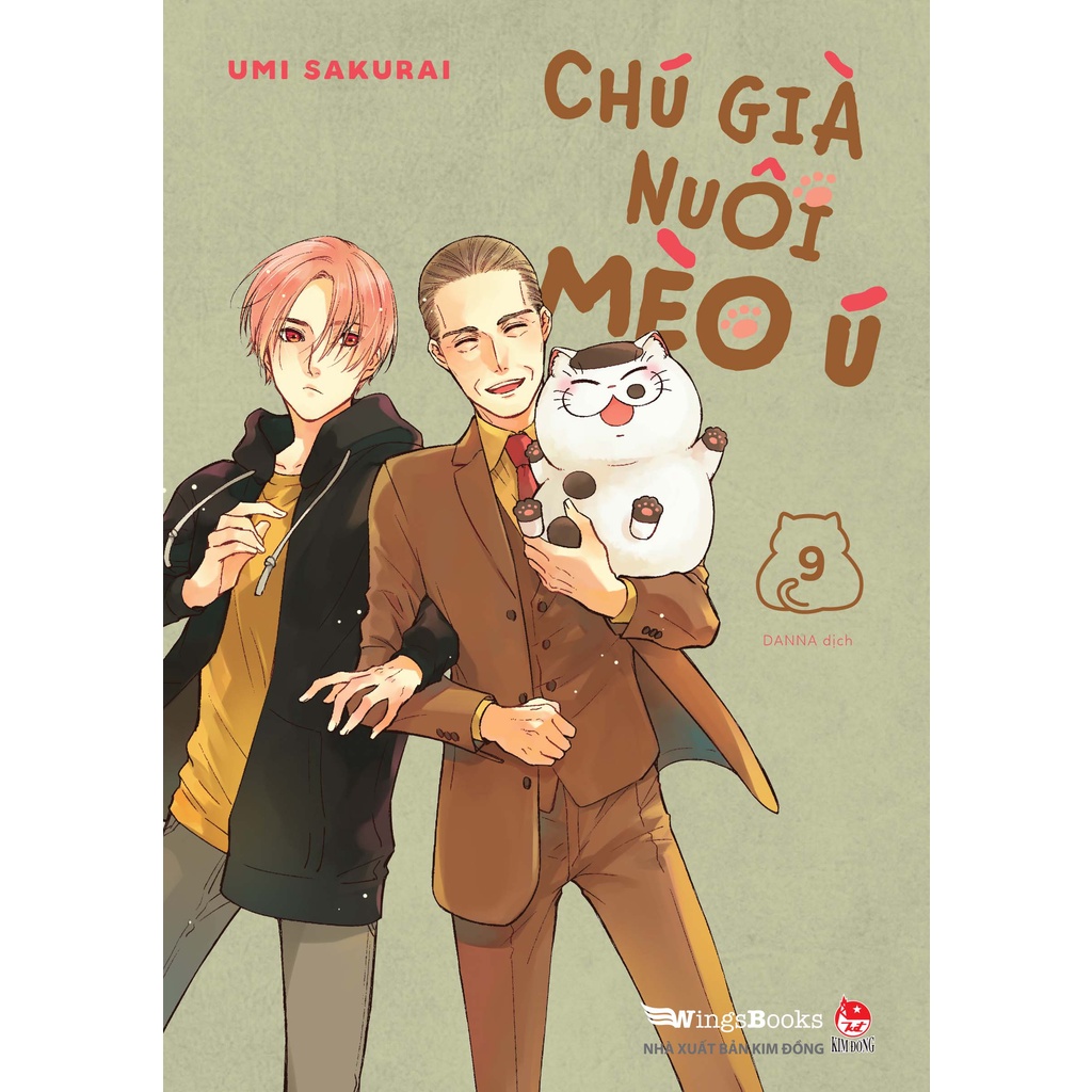 Truyện tranh Chú già nuôi mèo ú - Lẻ tập 1 2 3 4 5 6 7 8 9 - Wingsbooks- NXB Kim Đồng