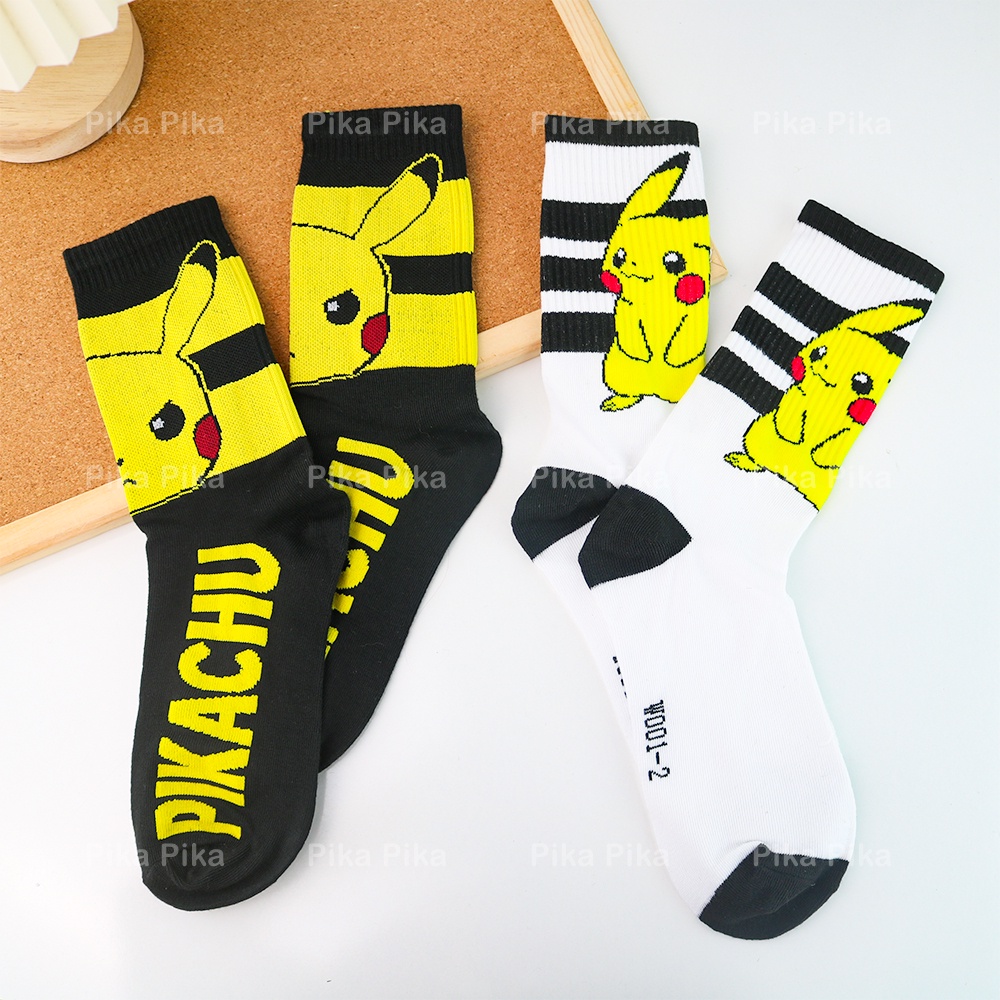 Tất vớ bắp chân hình PIKACHU dễ thương unisex TooYoo BK00447