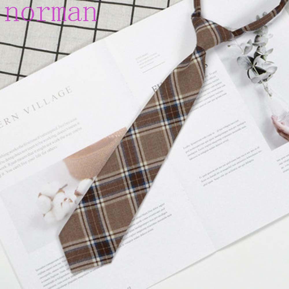 Norman JK Cà Vạt Kẻ Sọc Caro Phong Cách Lolita Nhật Bản Cho Nữ
