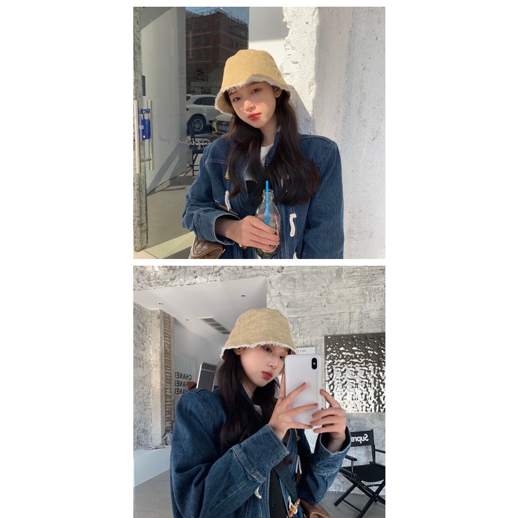 Mũ bucket cao cấp trơn vành nón tai bèo nữ nam phong cách Hàn Quốc thời trang cháy phố siêu hit hot giá rẻ PUKIXI M102