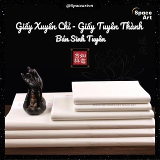 Giấy xuyến chỉ, tuyên thành chuyên dùng cho Thư pháp xấp 10 tờ ( giấy bán sinh tuyên)