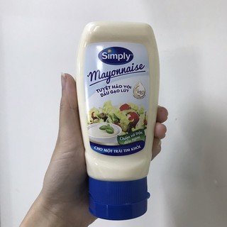 Xốt Mayonnaise Simply hương gạo rang và truyền thống 230g