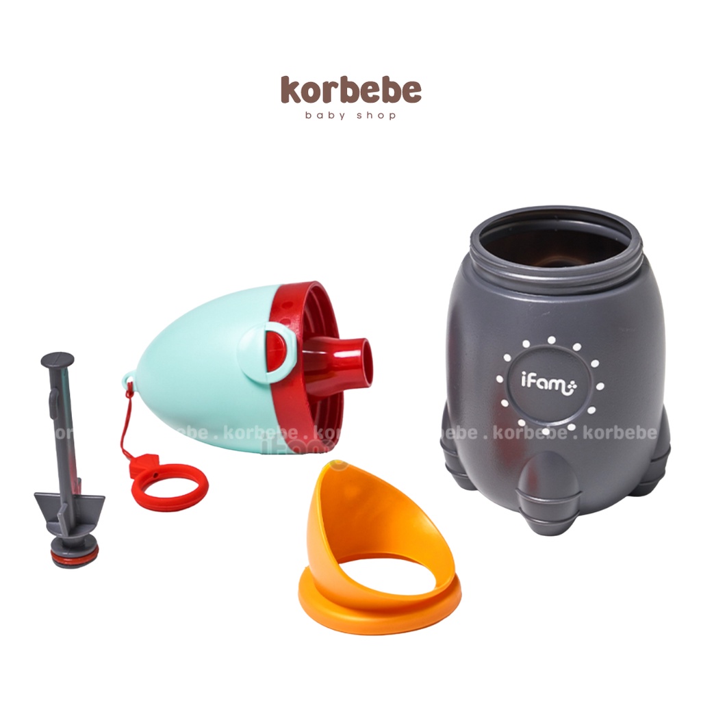 Bình đi tiểu mini cho bé hình tàu vũ trụ Ifam Hàn Quốc