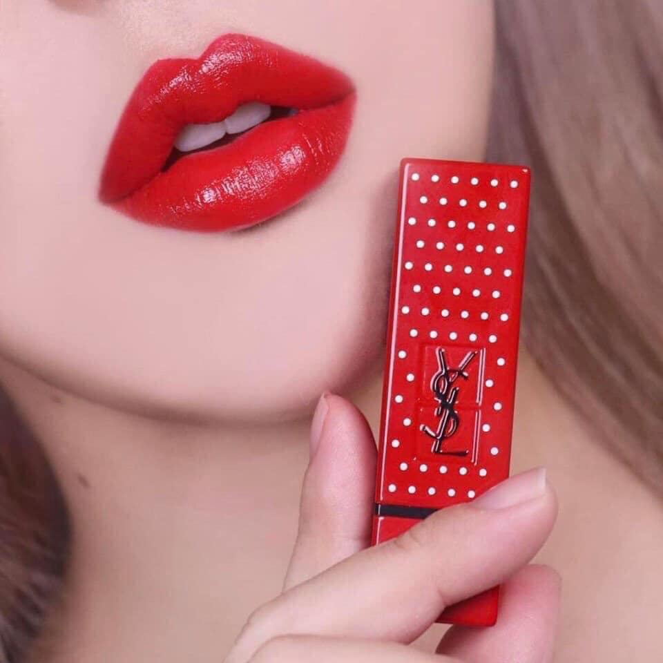 Son YSL màu đỏ thuần 01 rougepurcouture Fullsize fullbox