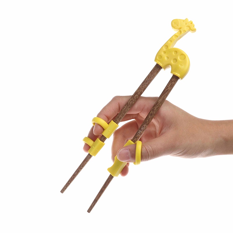 1 Đôi Đũa Gỗ Tập Ăn Cho Bé Có Thể Tái Sử Dụng