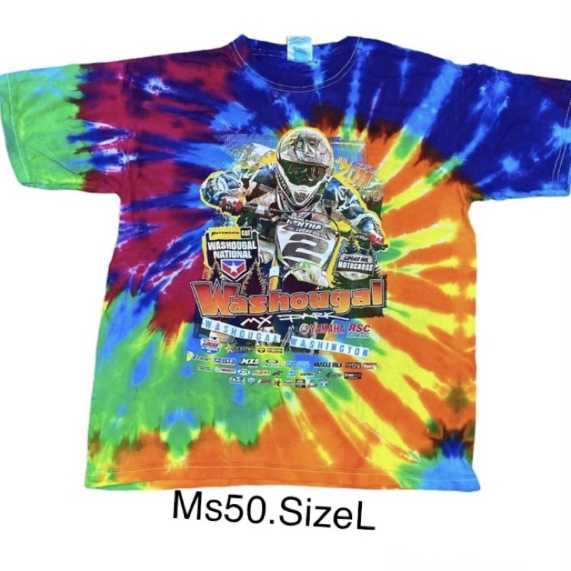 Áo thun loang bigsize Usa tie dye hình đẹp p6