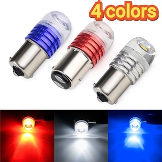 Bóng đèn led phanh xe hơi 15d p21 5w ánh sáng trắng / xanh dương