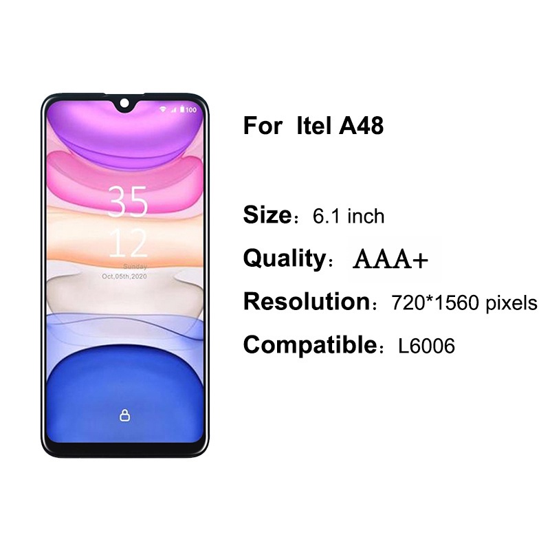 Màn Hình lcd Cảm Ứng Thay Thế Cho itel a48 l6006