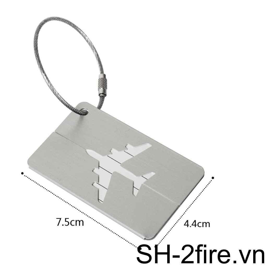 Thẻ Tên Gắn Hành Lý Bằng Nhôm