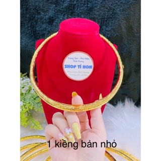  Kiềng cưới cô dâu chạm rồng phụng bản đẹp mạ vàng 24 cao cấp mẫu mới về   mua kiềng tặng 1 nhẫn 5 phân mạ vàng 24 