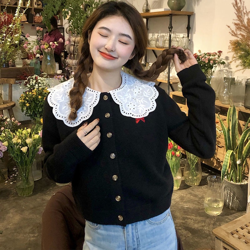 Áo Sơ Mi Tay Dài Cổ Búp Bê Thời Trang Mùa Xuân 2023 Cho Nữ