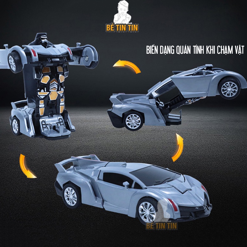 Combo Đồ Chơi Ô Tô Biến Hình Thành Robot và Đồ chơi súng nước mini phù hợp cho bé từ 2 tuổi trở lên