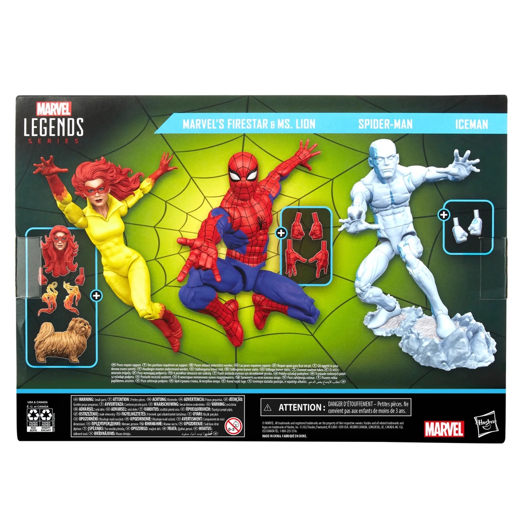 🌟Spider-Man and His Amazing Friends🌟Mô hình HasbroϟMarvel Legends Series 6-inchϟSpider-Man 60th Anniversary