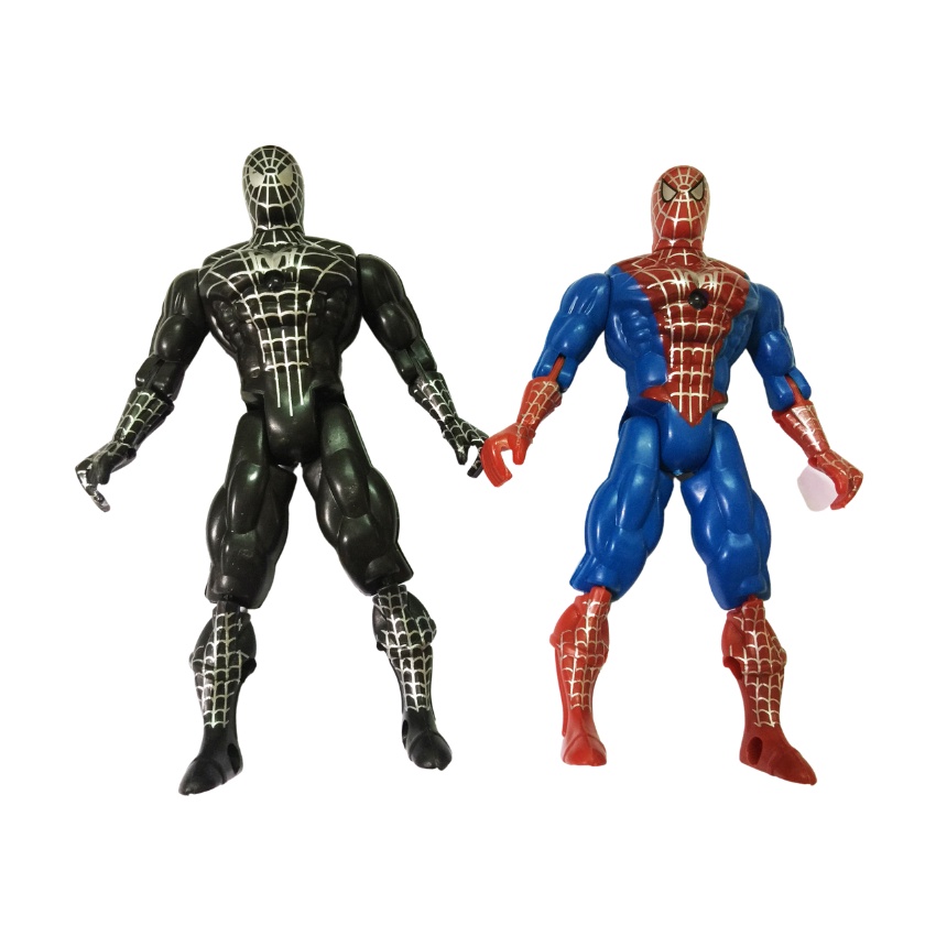 Đồ Chơi Siêu Nhân KINPOW Siêu Anh Hùng Có Đèn Led Đỏ, Cử Động Khớp Tay Chân Linh Hoạt