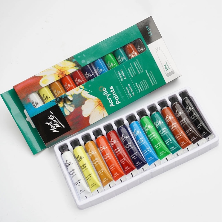Set màu Mont Marte Acrylic paint 12 màu 12ml