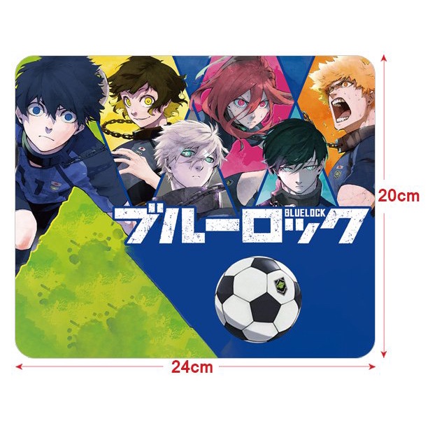 Miếng lót chuột IN HÌNH BLUE LOCK anime chibi tiện lợi xinh xắn kê chuột máy tính