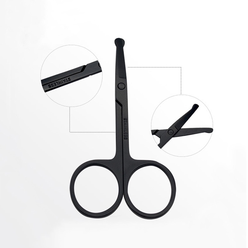 Kéo Cắt Tỉa Lông Mũi An Toàn Bằng Thép Không Gỉ JP YKD