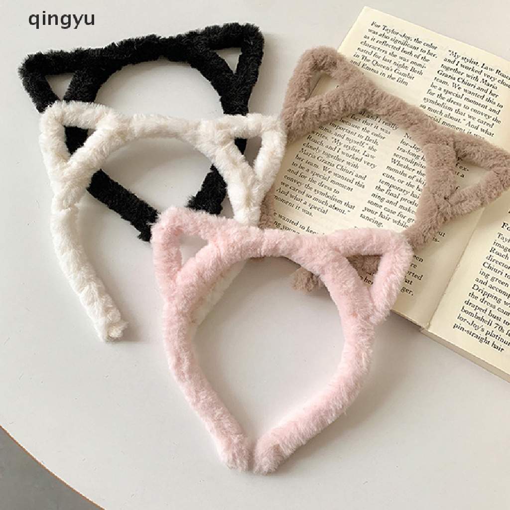 Băng Đô Tai Thỏ Phối Lông Dễ Thương Dành Cho Nữ