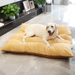 Đệm nằm ngủ cho chó mèo thú cưng tặng gối nằm( tháo ruột giặt được) , ổ nệm chó mèo