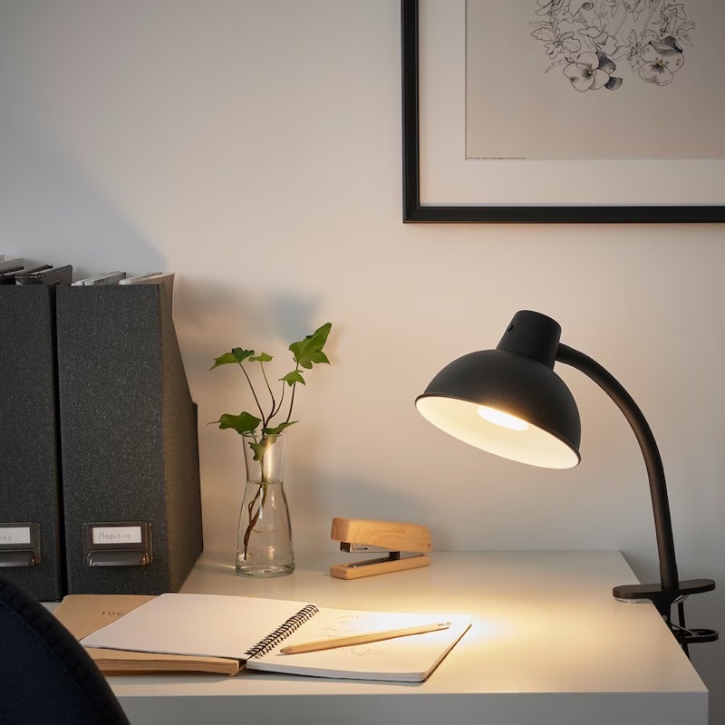 ⭐️CHÍNH HÃNG IKEA⭐️ ĐÈN KẸP IKEA MÀU ĐEN