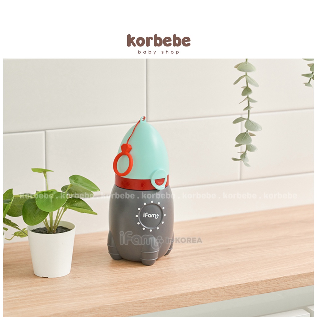 Bình đi tiểu mini cho bé hình tàu vũ trụ Ifam Hàn Quốc
