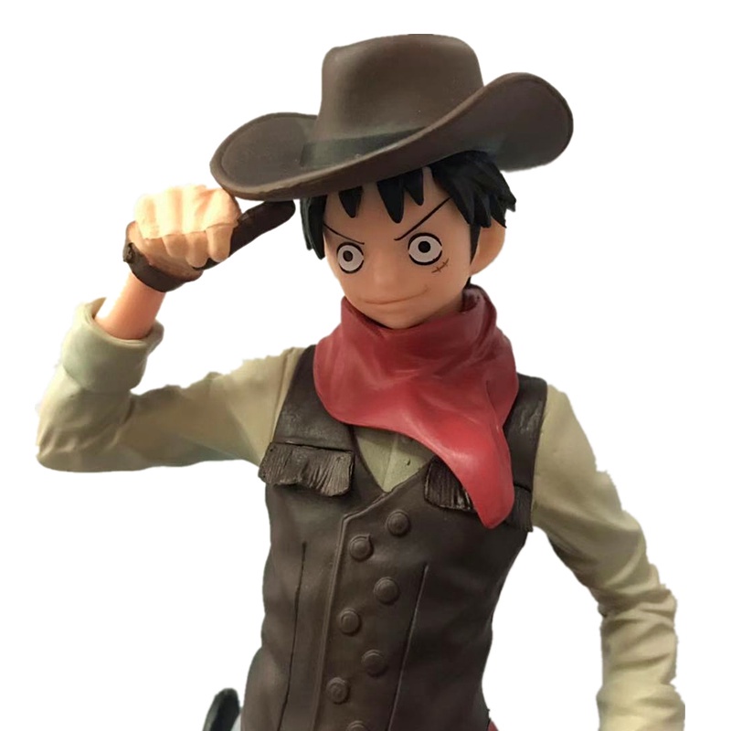 Mô Hình Nhân Vật Monkey.D.Luffy Cowboy Luffy Nami Trong Phim Hoạt Hình One Piece Bằng PVC