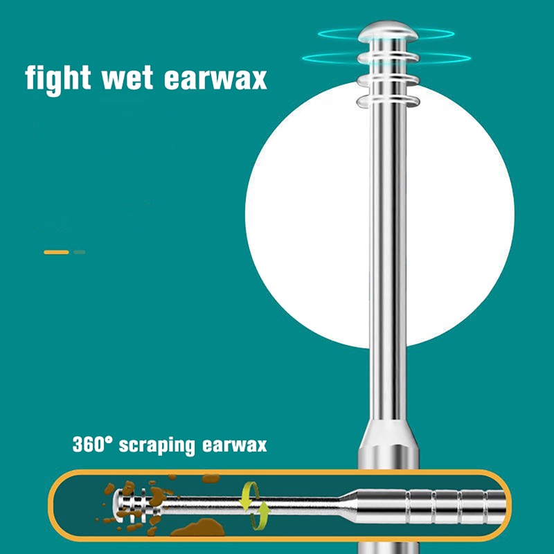 Set 6 Dụng Cụ Lấy Ráy Tai Bằng Inox Tiện Dụng
