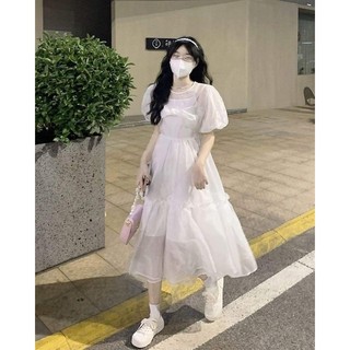 Váy tiểu thư nơ ngực TC12