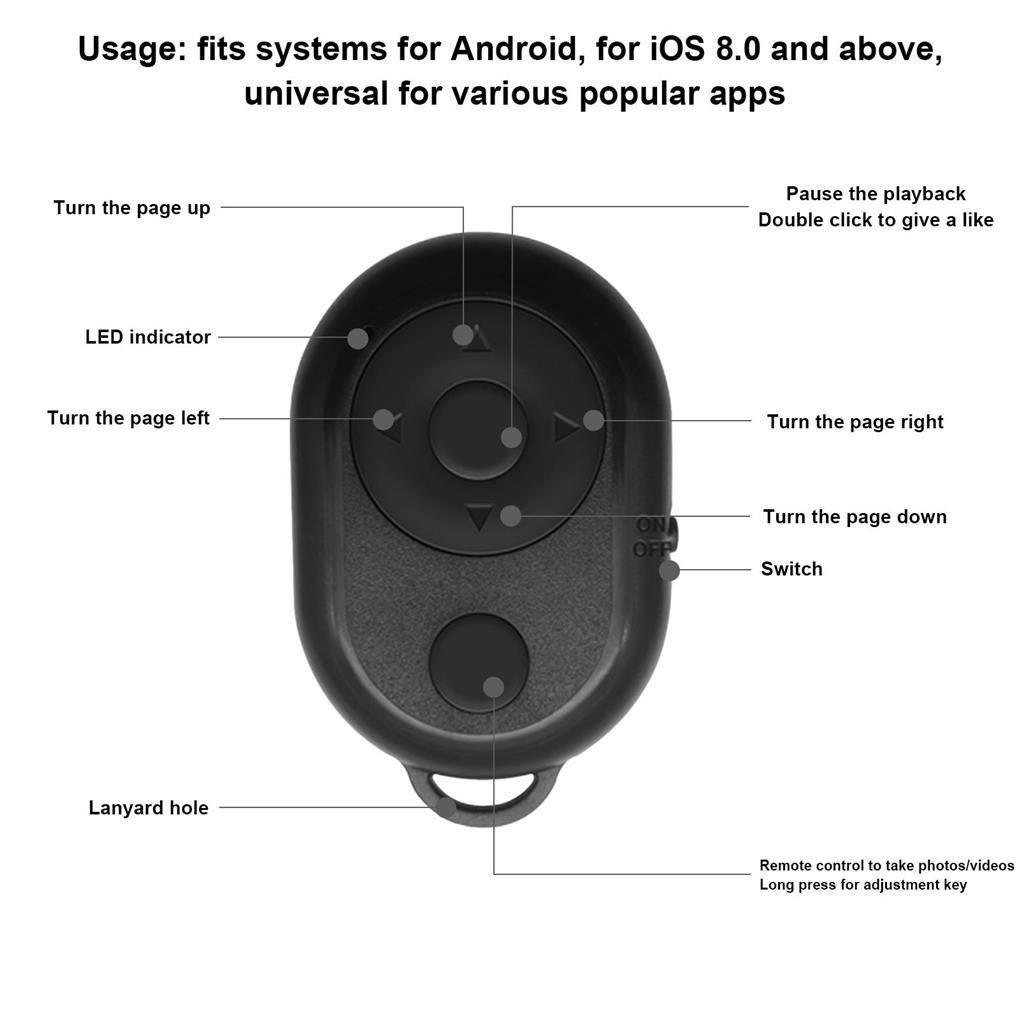 Thiết Bị Điều Khiển Chụp Ảnh Từ Xa Không Dây Dùng Pin Tiện Dụng