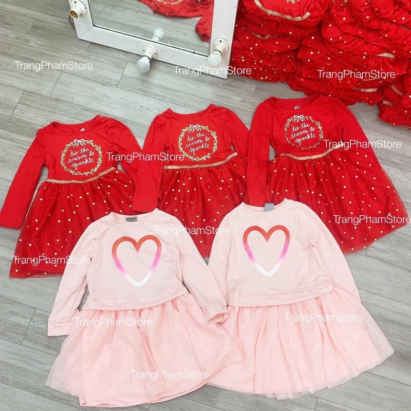 Váy  bé gái xuất dư xịn