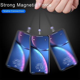 Dây Cáp Sạc Nhanh Type C & Micro USB 3 Trong 1 Cho iphone iPad Android Phone Huawei xiaomi samsung Vivo