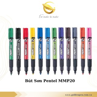 [HÀNG CHÍNH HÃNG] Bút Sơn Pentel MMP20 Nhiều Màu Vẽ Được Trên Nhiều Chất Liệu