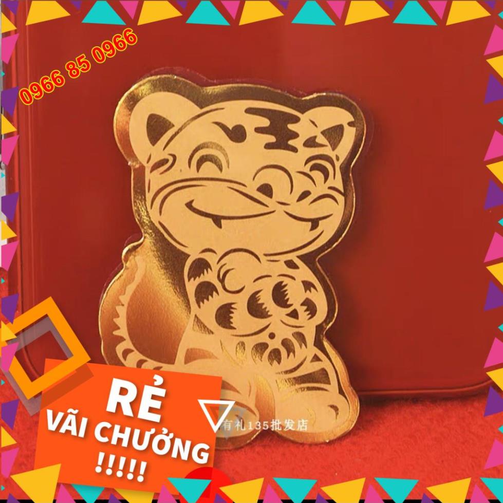 HOT 2023 Miếng Dán Thần Tài và Mèo thần tài Vàng Hút Tài Lộc Dùng Dán Điện Thoại