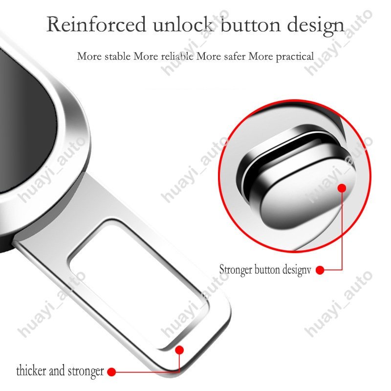 1 / 2 Chốt Khóa Dây An Toàn Cho Xe Hơi KIA Seltos K2 K3 K5 Carens XCeed Forte Cerato Soluto RIO Carnival