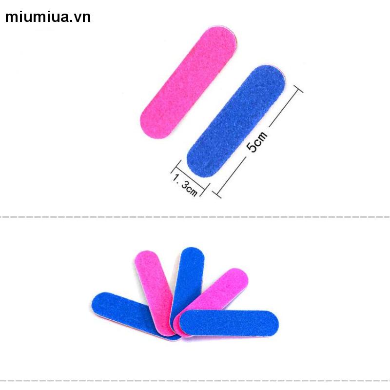 miumiuaDũa Mini 1 cái 1k cái dũa móng tay Nail box