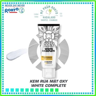 Kem rửa mặt trắng sáng da Oxy White Complete 100g