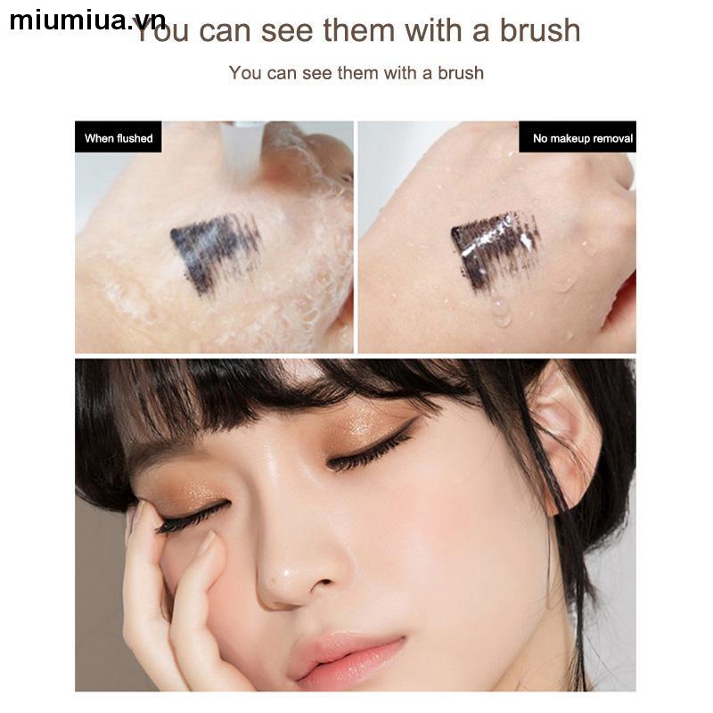 miumiuaChuốt mi Kiss Beauty làm cong mi dày mi Long &amp; Curl Mascara chống lem tự nhiên