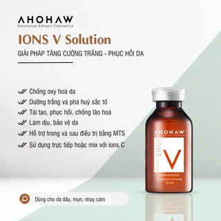 Tế Bào Gốc V Cao Cấp Ahohaw Ion V Solution