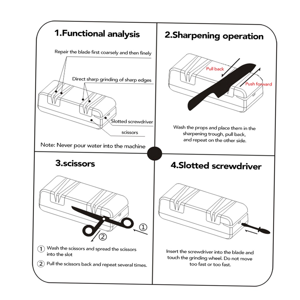 Máy Mài Dao Tự Động 15 Bánh Kèm 3 Bánh Thay Thế