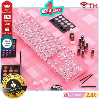 Bàn phím cơ YINDIAO Màu hồng nữ tính cute cực đẹp