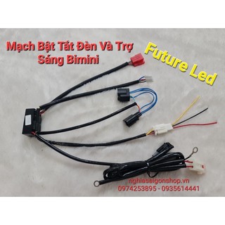 Mạch Bật Tắt Đèn Và Passing Trợ sáng cho xe Future