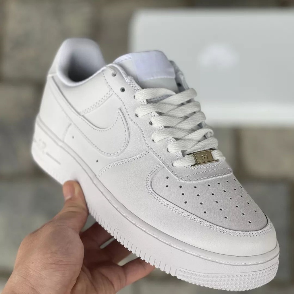 Giày AF1 trắng nam nữ hàng 11 cao cấp - Giày thể thao sneaker nam nữ AF1 trắng Full Box