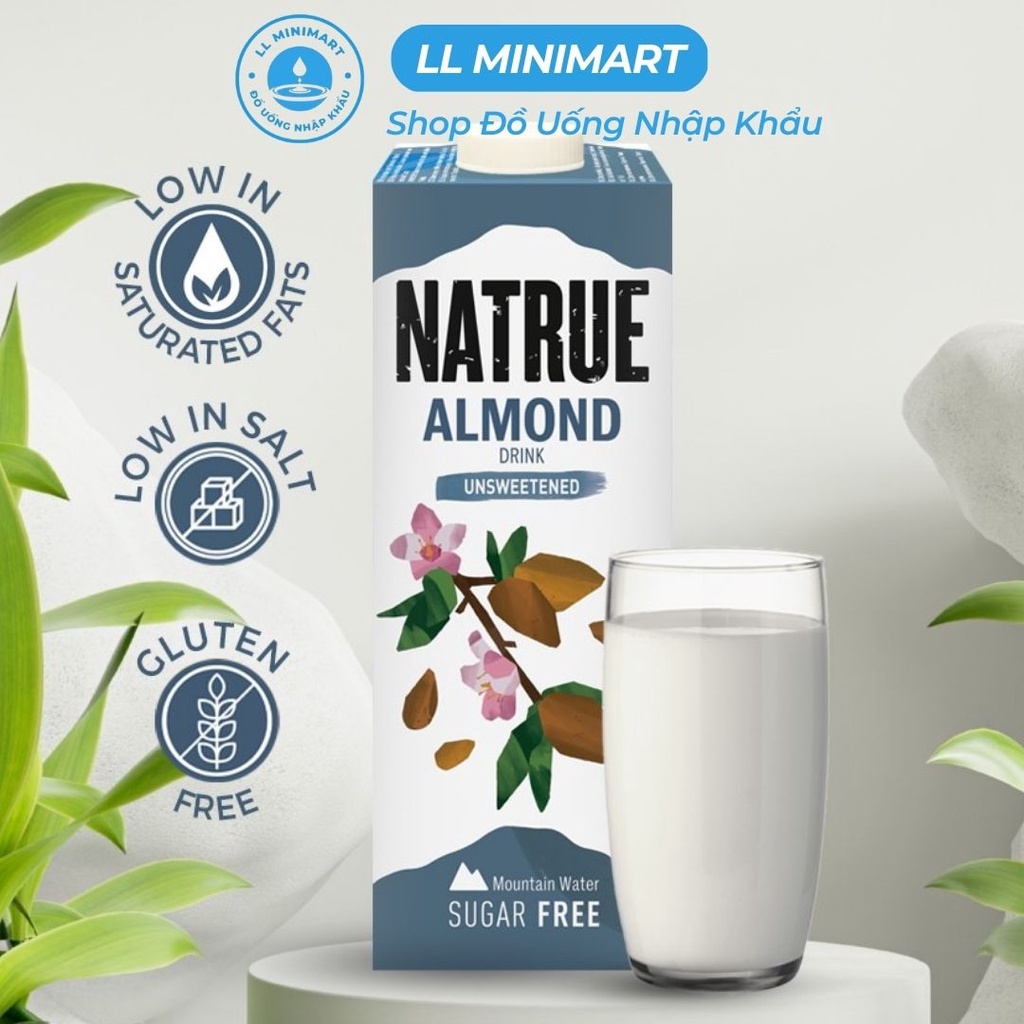 Sữa Hạnh Nhân Không Đường Natrue Almond1L/Hộp