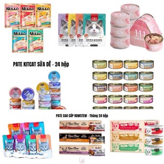Thức ăn cho mèo - Pate cho mèo theo thùng