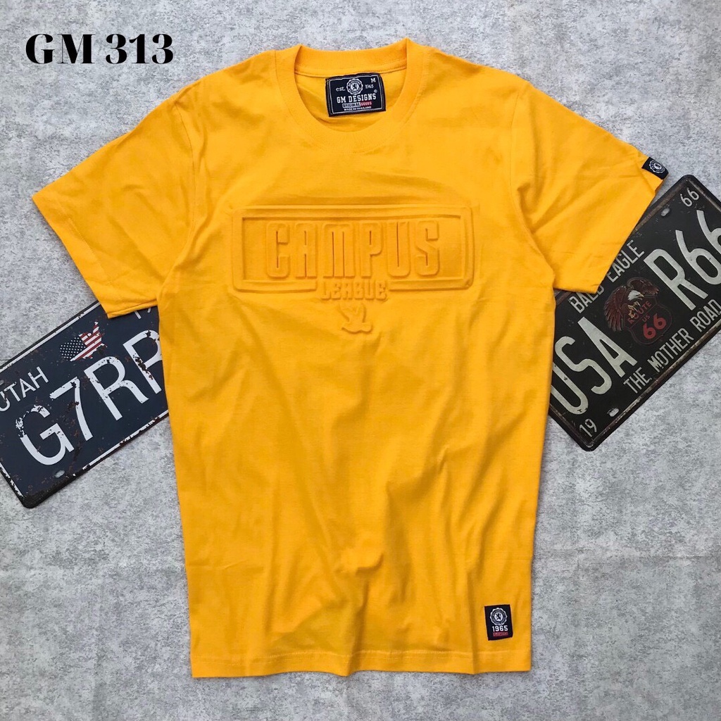 Áo thun GM nam cao cấp chất in dập nổi lạ mắt nhập khẩu Thái lan tạo phong cách trẻ trung, lịch sự