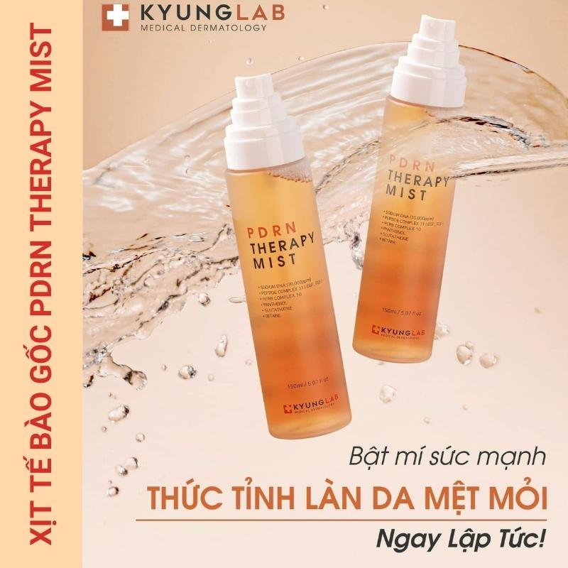 Xịt khoáng tế bào gốc PDRN Kyung Lab 150ml, làm dịu da tức thì, dưỡng trắng, thải độc, se khít lỗ chân lông, ngừa mụn | BigBuy360 - bigbuy360.vn
